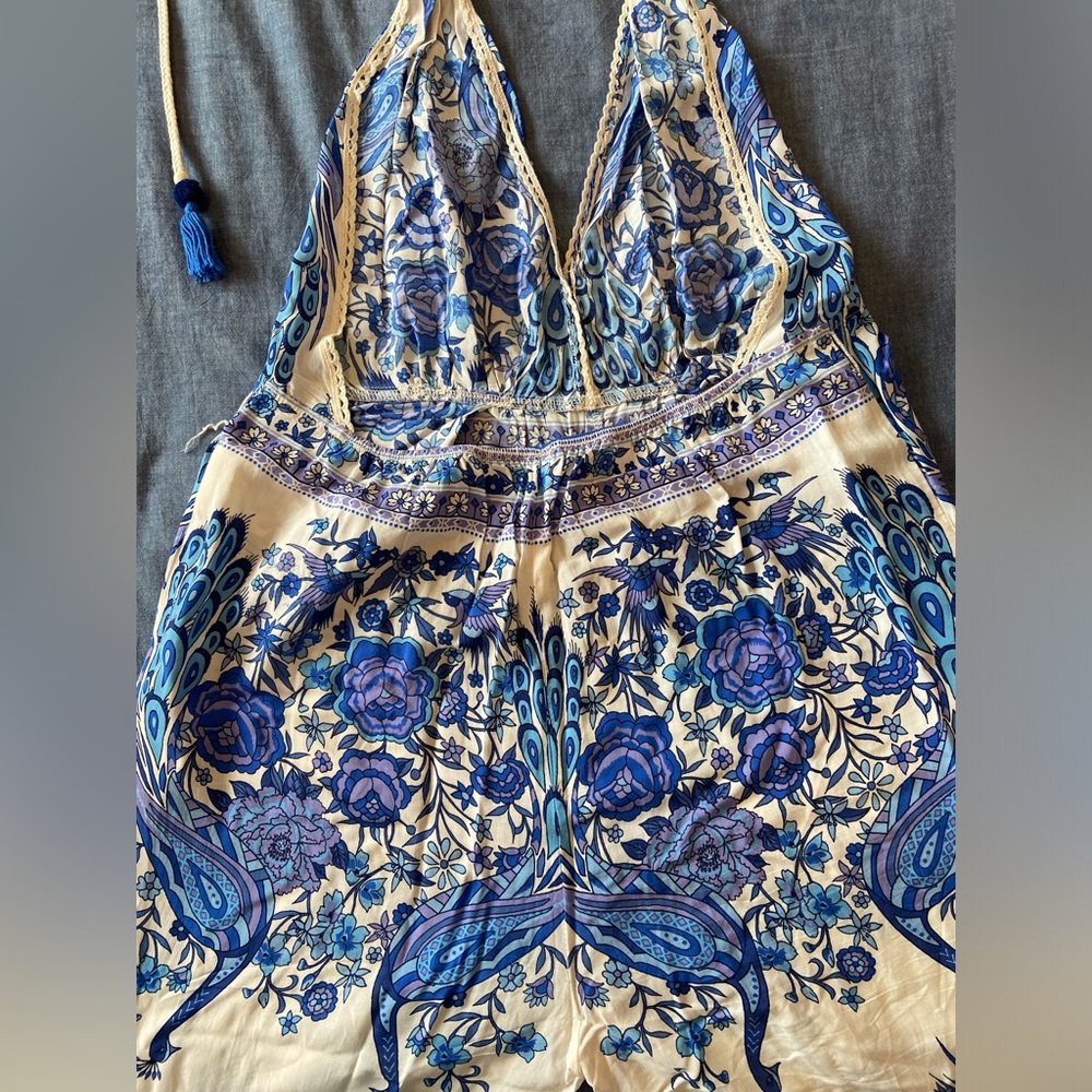 Spell Designs Hotel Paradiso Jumpsuit in Bluebird Size Small - Picture 7 of 15